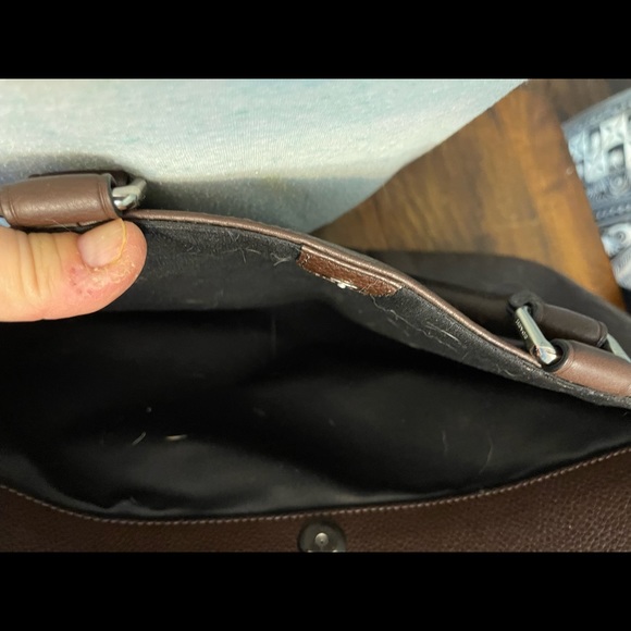 Beautiful Coach Leather C Monogram Laptop Briefcase - Picture 12 of 14